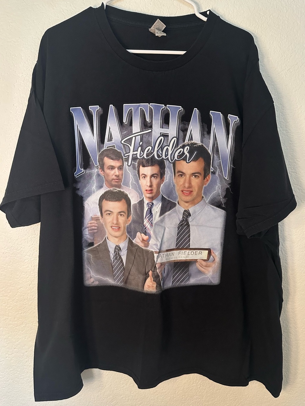 Nathan Fielder Graphic T-Shirt 3XL Black Gildan Heavy Cotton Tee